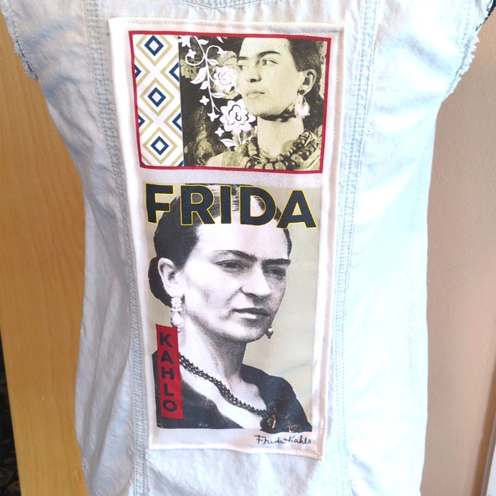 Frida Kahlo Sleeveless Top - Picture 2 of 4